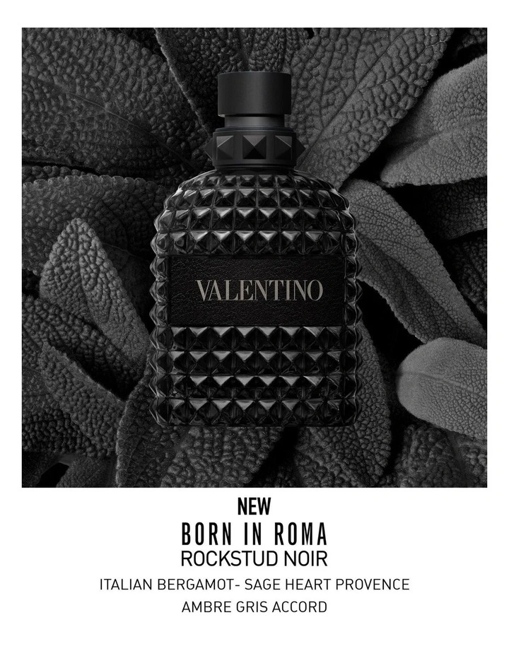 VALENTINO UOMO BORN IN ROMA ROCKSTUD NOIR EDT 100ML